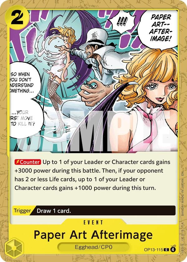 Image for Paper Art Afterimage (OP13-115) - One Piece Card Game