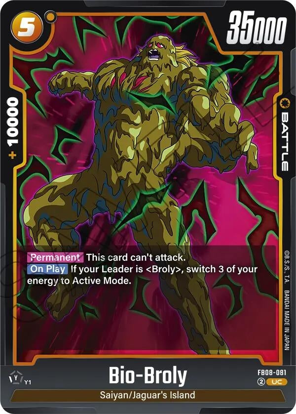Image for Bio-Broly (FB08-081) - Dragon Ball Super: Fusion World