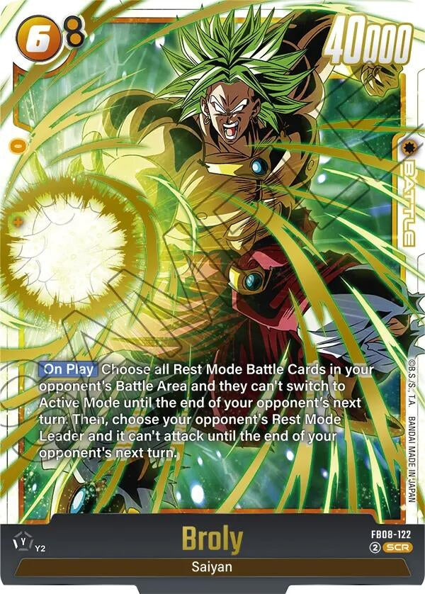 Image for Broly - FB08-122 (FB08-122) - Dragon Ball Super: Fusion World