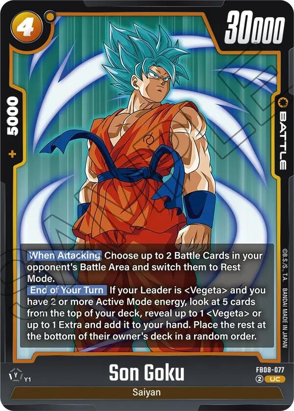 Image for Son Goku - FB08-077 (FB08-077) - Dragon Ball Super: Fusion World