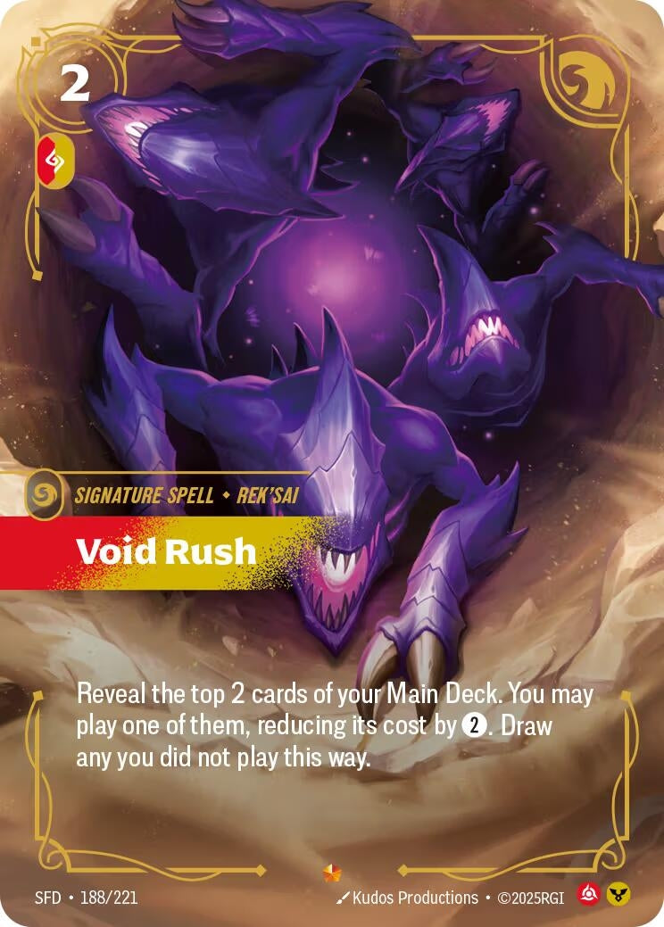 Image for Void Rush (188/221) - Riftbound: League of Legends Trading Card Game