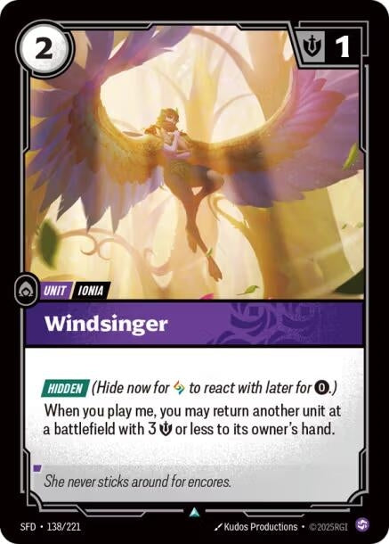 Image for Windsinger (138/221) - Riftbound: League of Legends Trading Card Game