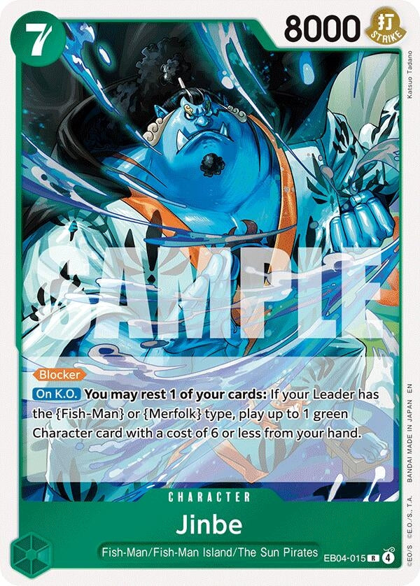 Image for Jinbe - EB04-015 (EB04-015) - One Piece Card Game