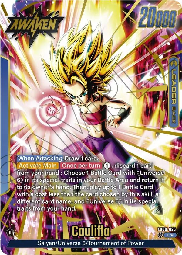 Image for Caulifla - FB08-025 (Alternate Art) (FB08-025) - Dragon Ball Super: Fusion World