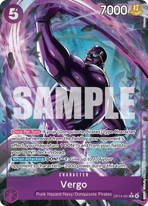 Image for Vergo (Alternate Art) (OP14-061) - One Piece Card Game