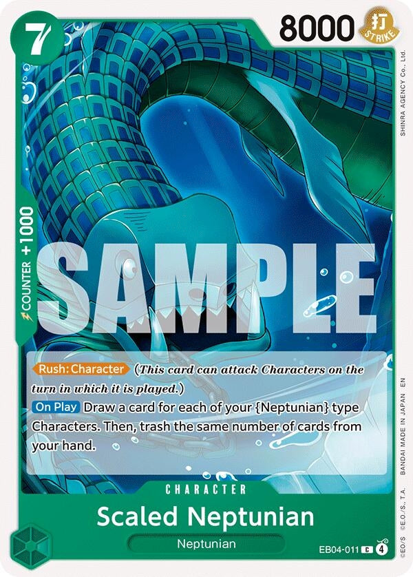 Image for Scaled Neptunian (EB04-011) - One Piece Card Game