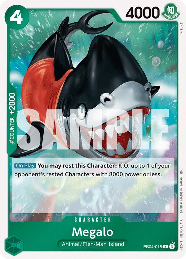 Image for Megalo (EB04-018) - One Piece Card Game