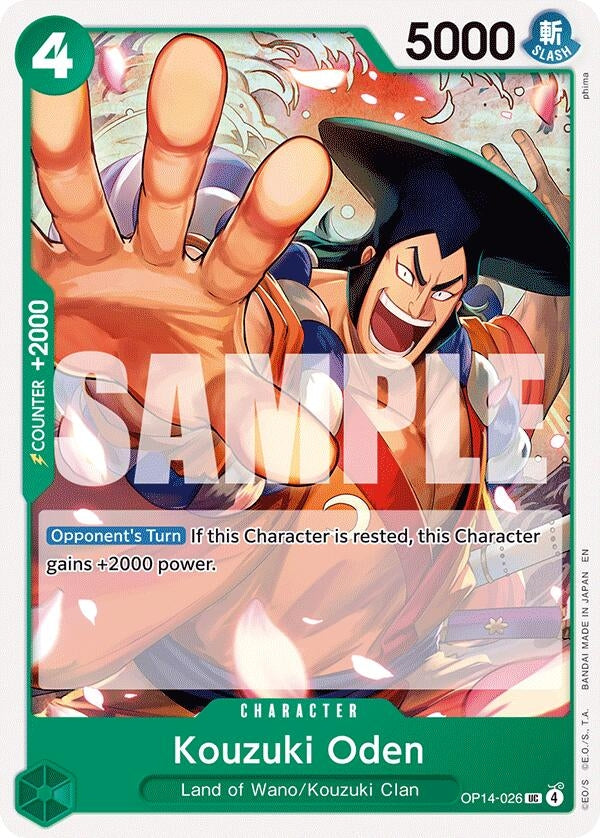Image for Kouzuki Oden (OP14-026) - One Piece Card Game