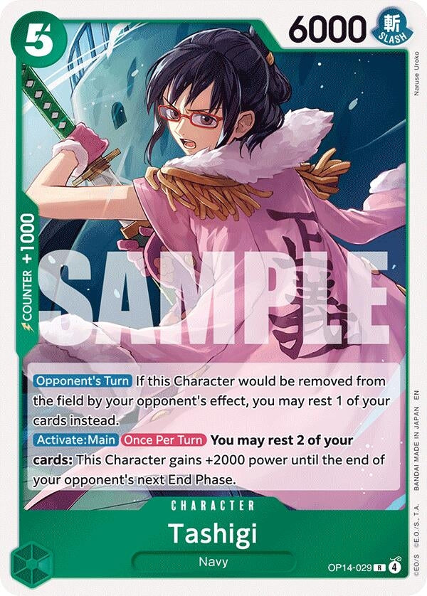 Image for Tashigi (OP14-029) - One Piece Card Game