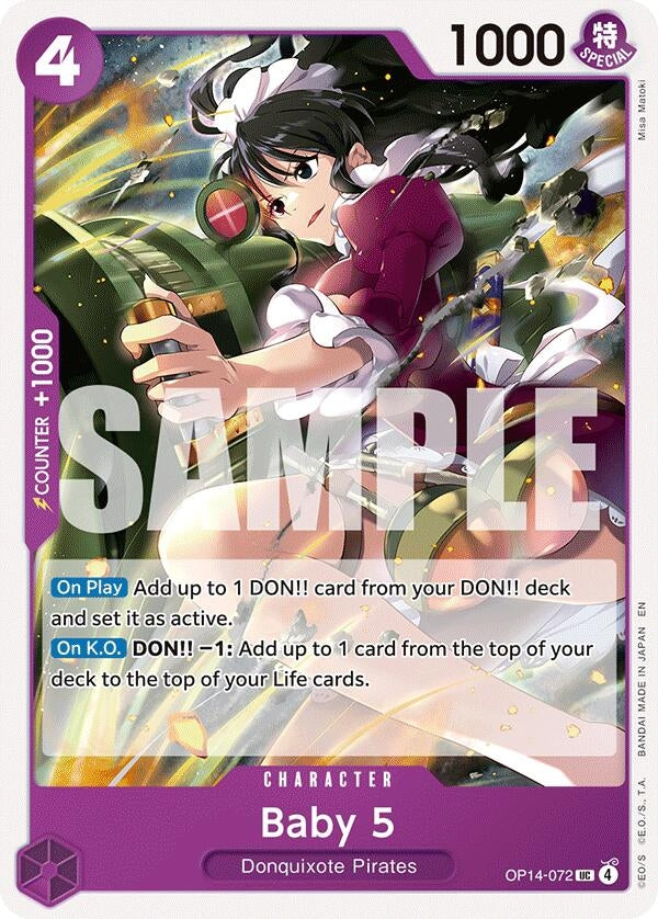 Image for Baby 5 (OP14-072) - One Piece Card Game