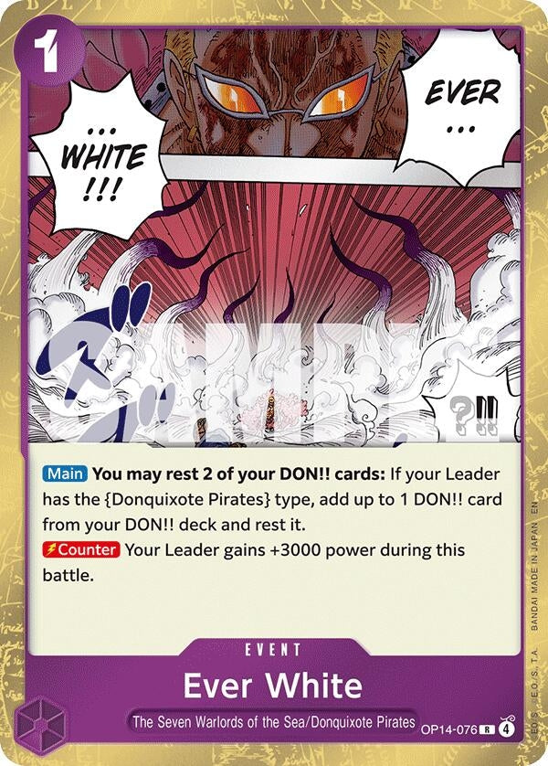 Image for Ever White (OP14-076) - One Piece Card Game