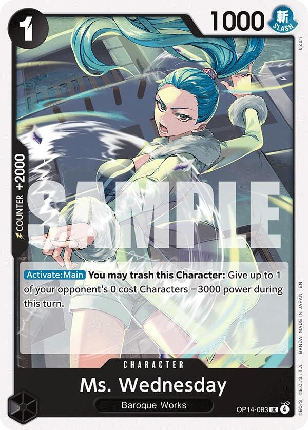 Image for Ms. Wednesday (OP14-083) - One Piece Card Game