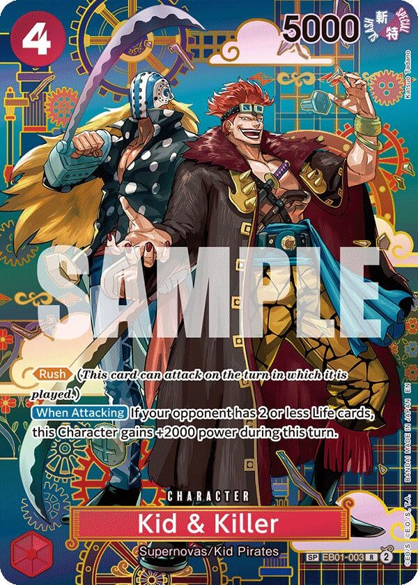 Image for Kid & Killer - EB01-003 (SP) (EB01-003) - One Piece Card Game