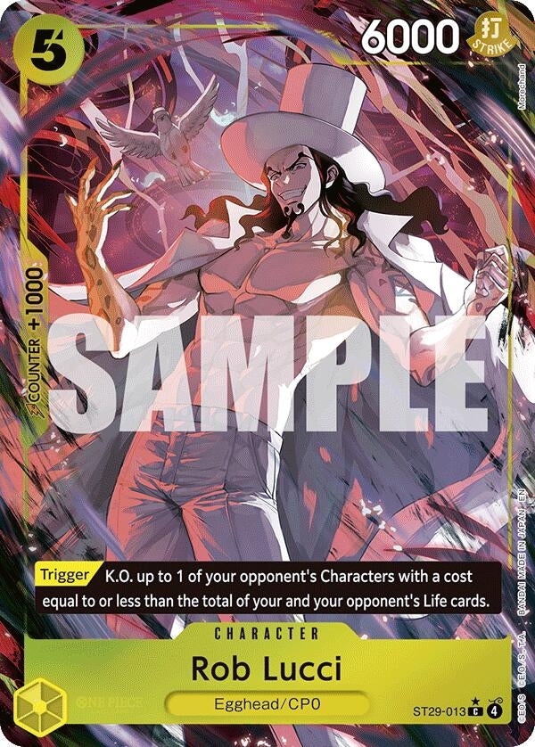 Image for Rob Lucci (Full Art) (ST29-013) - One Piece Card Game