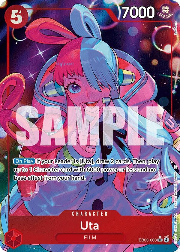 Image for Uta (003) (Alternate Art) (EB03-003) - One Piece Card Game