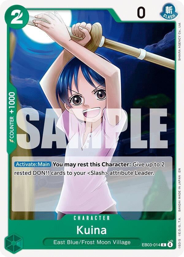 Image for Kuina (EB03-014) - One Piece Card Game