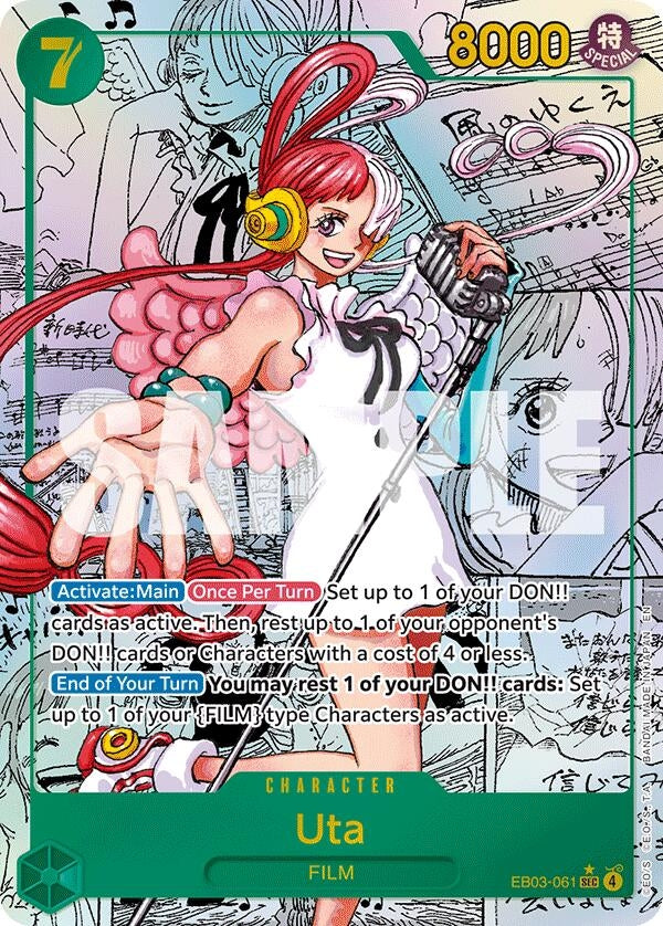 Image for Uta (061) (Manga) (EB03-061) - One Piece Card Game
