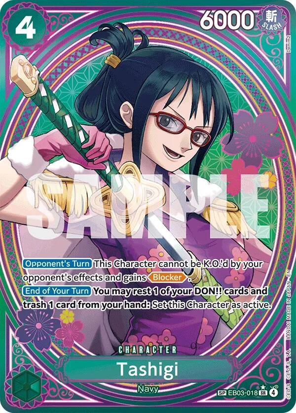 Image for Tashigi (SP) (EB03-018) - One Piece Card Game