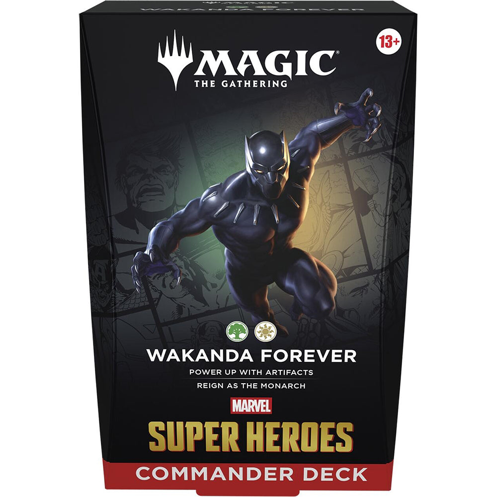 Image for Marvel Super Heroes Commander Deck - Wakanda Forever - Magic: The Gathering