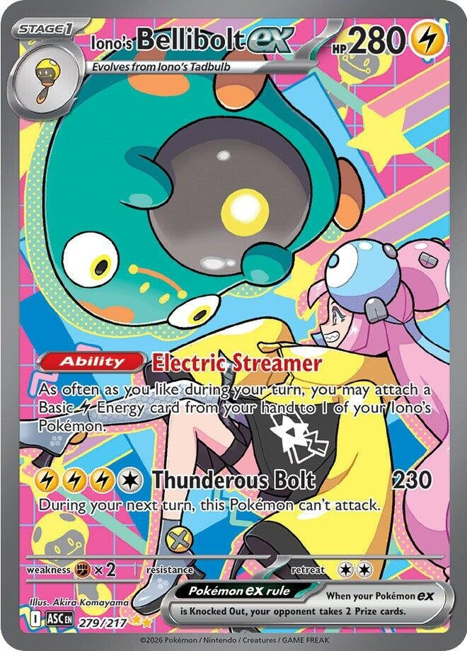 Image for Iono's Bellibolt ex (279/217) - Pokemon
