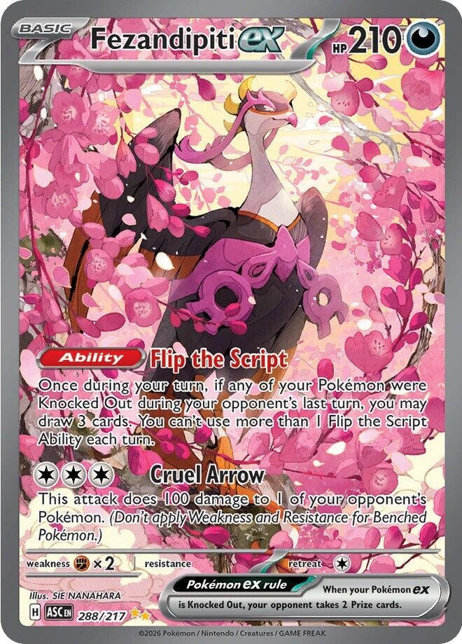 Image for Fezandipiti ex (288/217) - Pokemon