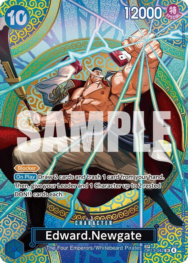 Image for Edward.Newgate (SP) (OP13-042) - One Piece Card Game