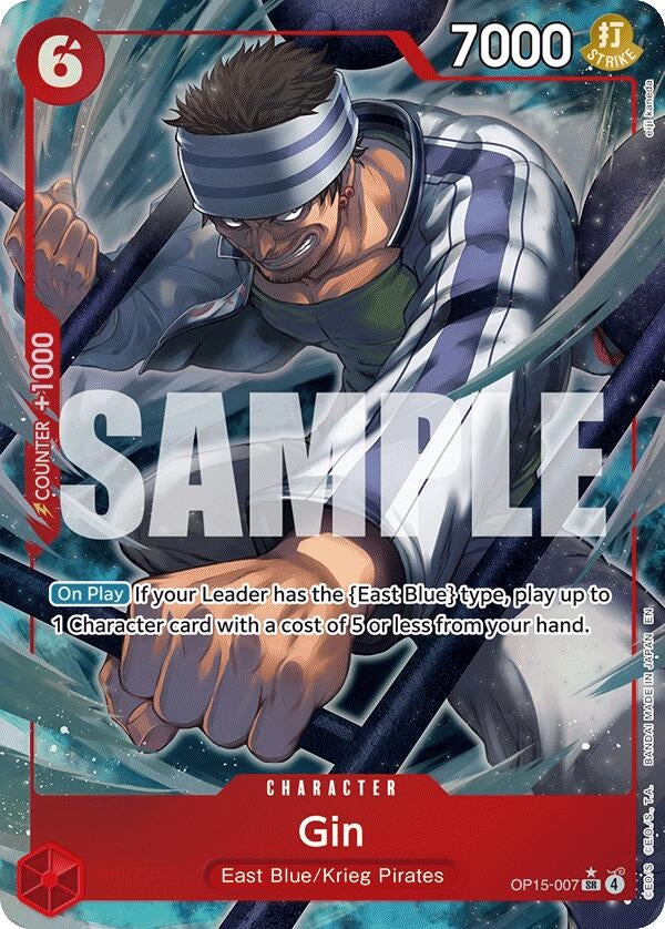 Image for Gin (Alternate Art) (OP15-007) - One Piece Card Game