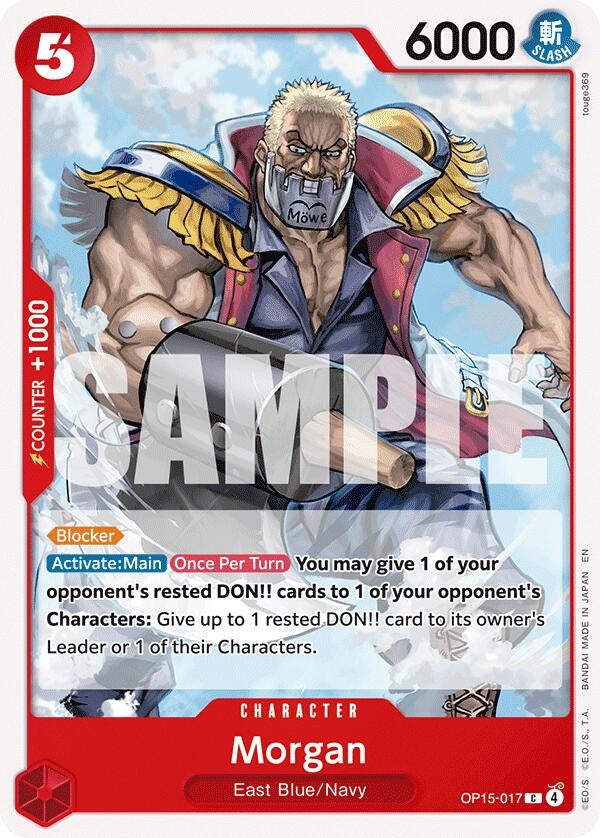 Image for Morgan (OP15-017) - One Piece Card Game