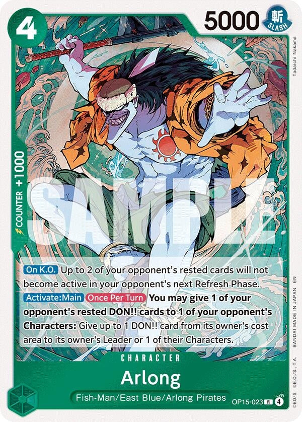 Image for Arlong (OP15-023) - One Piece Card Game