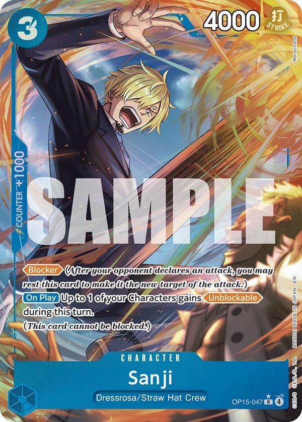 Image for Sanji (OP15-047) (Alternate Art) (OP15-047) - One Piece Card Game