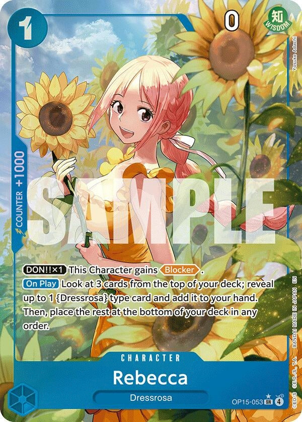 Image for Rebecca (OP15-053) (Alternate Art) (OP15-053) - One Piece Card Game