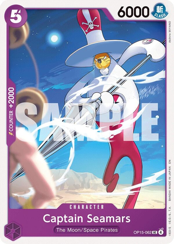 Image for Captain Seamars (OP15-062) - One Piece Card Game