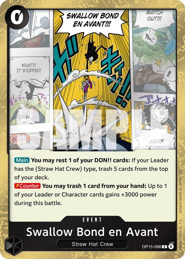 Image for Swallow Bond en Avant (OP15-096) - One Piece Card Game
