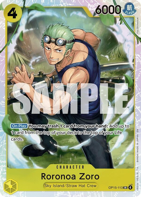 Image for Roronoa Zoro (OP15-113) (OP15-113) - One Piece Card Game