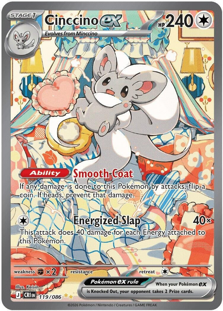 Image for Cinccino ex (119/086) - Pokemon