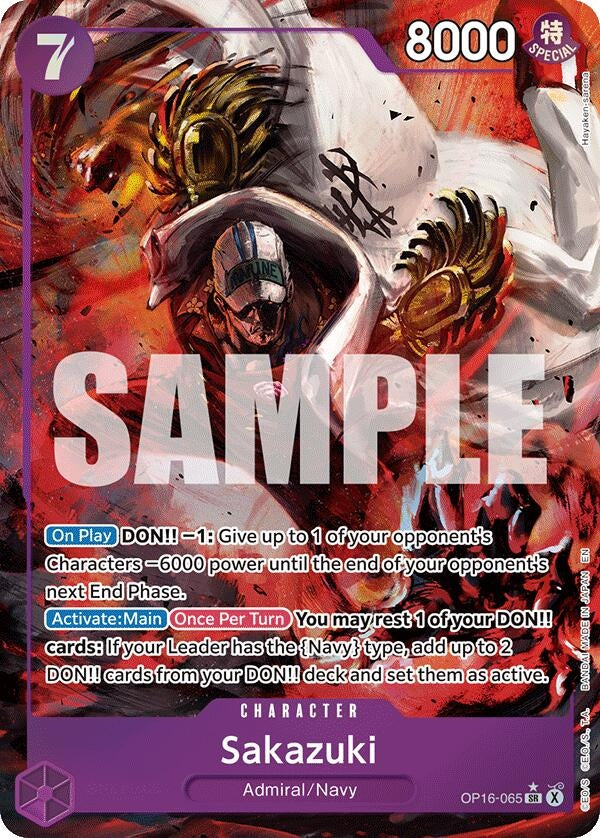Sakazuki (Alternate Art) (OP16-065)
