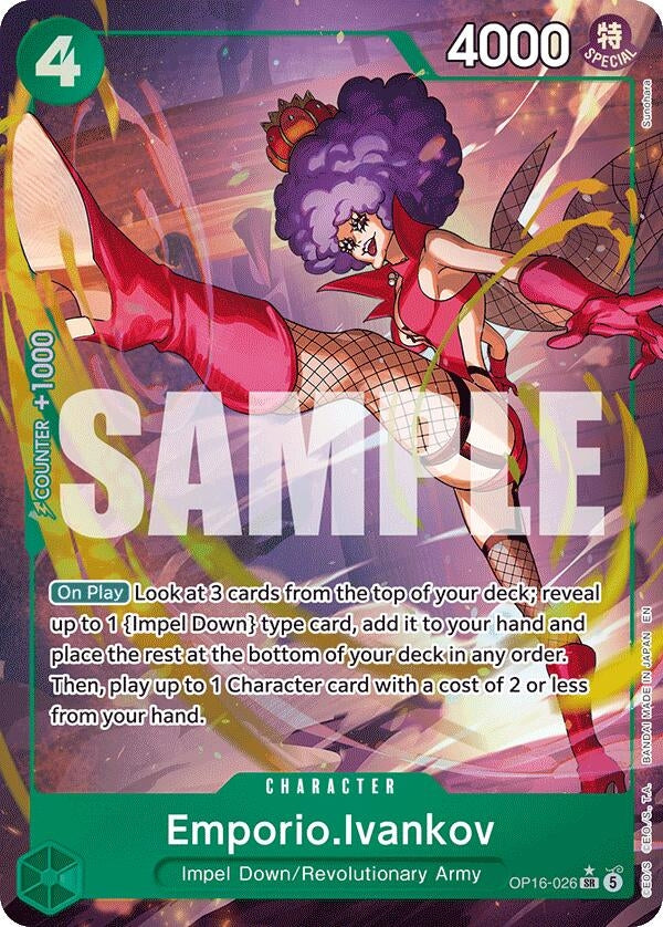 Emporio.Ivankov (026) (Alternate Art) (OP16-026)