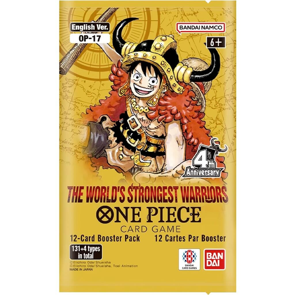 Image for The World's Strongest Warriors Booster Pack - One Piece Card Game