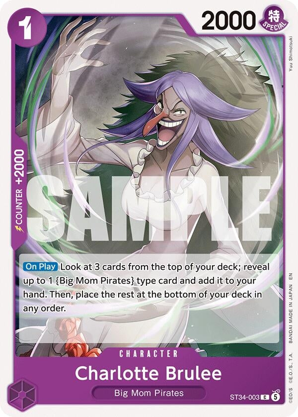 Image for Charlotte Brulee (ST34-003) (ST-34) - One Piece Card Game