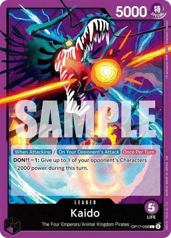 Image for Kaido (058) (OP17-058) (OP17) - One Piece Card Game