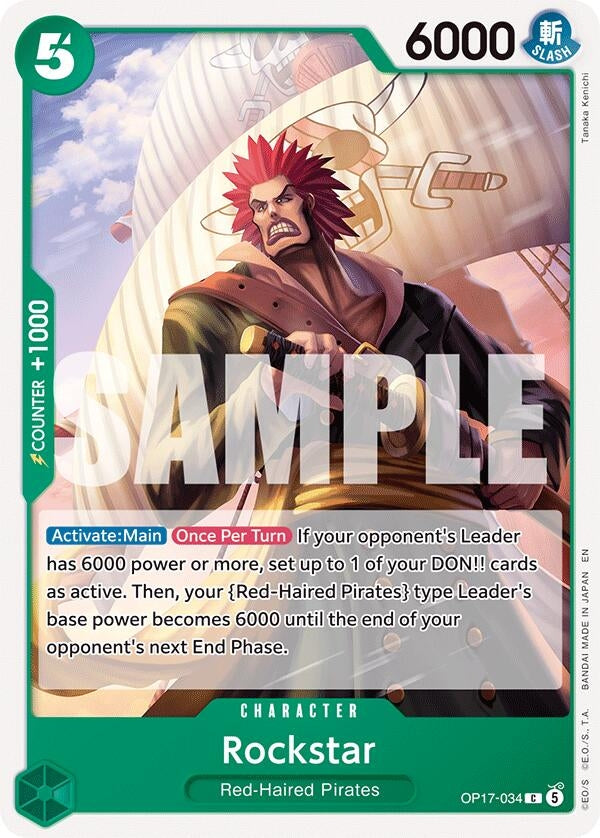 Image for Rockstar (OP17-034) (OP17) - One Piece Card Game