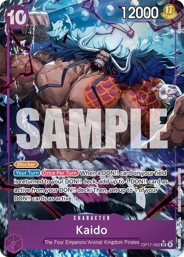 Image for Kaido (062) (Alternate Art) (OP17-062) (OP17) - One Piece Card Game