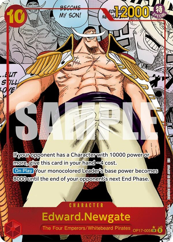 Image for Edward.Newgate (005) (Manga) (OP17-005) (OP17) - One Piece Card Game