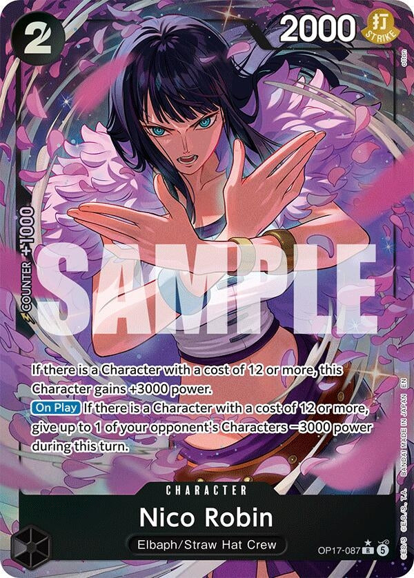 Image for Nico Robin (Alternate Art) (OP17-087) (OP17) - One Piece Card Game