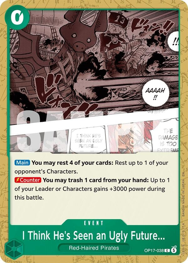 Image for I Think He's Seen an Ugly Future... (OP17-038) (OP17) - One Piece Card Game