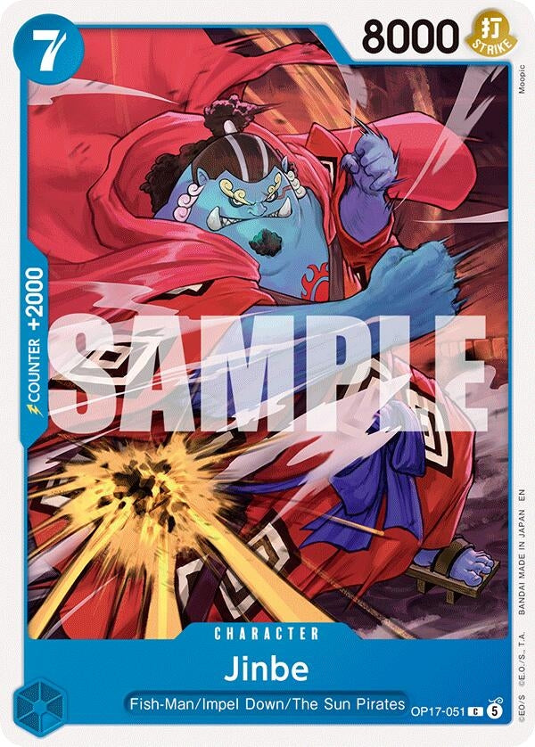 Image for Jinbe (051) (OP17-051) (OP17) - One Piece Card Game