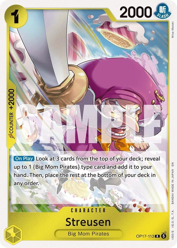 Image for Streusen (113) (OP17-113) (OP17) - One Piece Card Game
