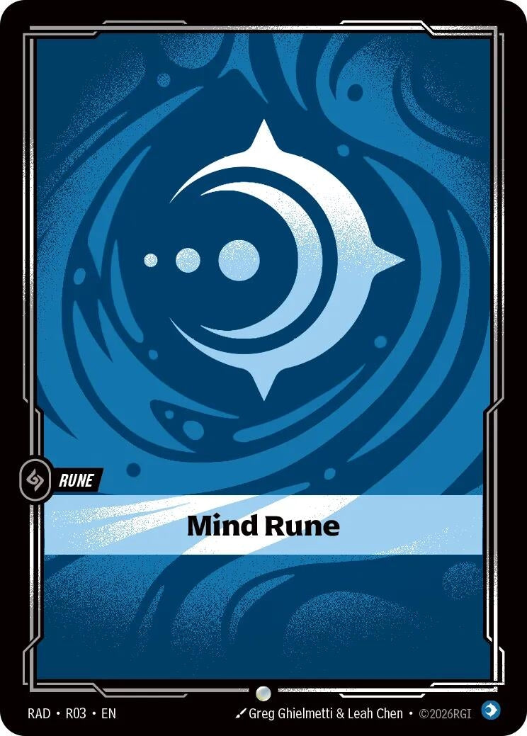 Image for Mind Rune (R03) (RAD) - Riftbound: League of Legends Trading Card Game