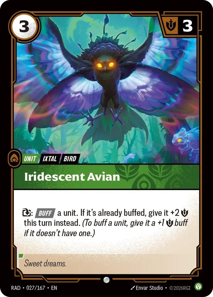 Image for Iridescent Avian (027/167) (RAD) - Riftbound: League of Legends Trading Card Game