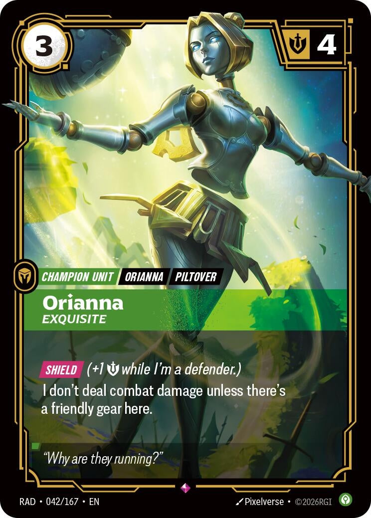 Image for Orianna, Exquisite (042/167) (RAD) - Riftbound: League of Legends Trading Card Game